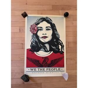 ✨ Shepard Fairey WE THE PEOPLE 24x36 Offset Print - Mint Condition Poster Kamala
